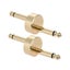 pedal connector 1/4 pedal connector 6.35 instrument accessories 2 Pack 1/4 Inch Carousel 3