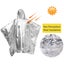 Survival PONCHO: Reusable Emergency Thermal PONCHO (Waterproof) + Bag Carousel 6