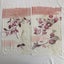 Vintage Japanese Silk Fabric Pieces X2 Kimono Panels Carousel 19