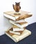Wooden Book Table White Pages Carousel 2