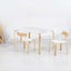 Kids Table & Chairs Set - White Carousel 3