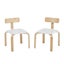 Kids Table & Chairs Set - White Carousel 4
