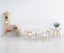 Kids Table & Chairs Set - White Carousel 5