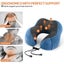 NEW 3Pcs Portable Travel Pillow Set with Carry Bag Carousel 7