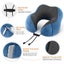 NEW 3Pcs Portable Travel Pillow Set with Carry Bag Carousel 4