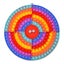 Round Rainbow Pop It Board Game Carousel 5