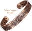 Womens Copper Magnetic Bracelet Arthritis Pain Relief Health Bangle Celtic - SLK Carousel 2