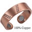 Copper Magnetic Rings Arthritis Joint Pain Natural Healing Unisex One Size - PY Carousel 2