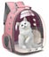Cat Transparent Bubble Backpack Carrier-Pink Carousel 2