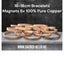 Copper band 100% solid Copper bracelet 6 Magnets'Weave' Carousel 9