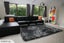 Silk Black/White rug 2x1.4m Carousel 3