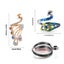 New Hot Crochet Ring Knitting Accessories Peacock Type Finger Wear Thimble Carousel 7
