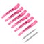 duckbill hair clips professional salon hair clips hair clips with silicone band Carousel 1