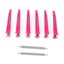 duckbill hair clips professional salon hair clips hair clips with silicone band Carousel 3