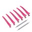 duckbill hair clips professional salon hair clips hair clips with silicone band Carousel 5