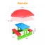 Kids Table and Chairs Carousel 12