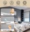 Marlow Blackout Zebra Roller Blind Curtains Double Window Sunshade 90x210 Grey Carousel 7