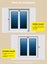 Marlow Blackout Zebra Roller Blind Curtains Double Window Sunshade 90x210 Grey Carousel 10