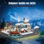 Christmas Train Park Building Set, Winter Village for Families with LED Lights Carousel 2