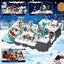 Christmas Train Park Building Set, Winter Village for Families with LED Lights Carousel 3
