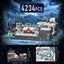 Christmas Train Park Building Set, Winter Village for Families with LED Lights Carousel 5