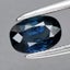 0.89carat 6.5x4.5mm Oval Greenish Blue Sapphire Gemstone Tanzania, low start. Carousel 1