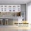 Glass Display Cabinet Wall Mounted Metal Bathroom Kitchen Pantry Cupboard Shelf Carousel 5