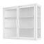 Glass Display Cabinet Wall Mounted Metal Bathroom Kitchen Pantry Cupboard Shelf Carousel 8