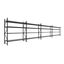 2.5M Tall Four Bay Commercial Shelving 9875L X 2500H X 600D Carousel 1