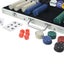 vidaXL Poker Set with 500 Chips Aluminium Carousel 3