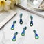 5pcs Zipper Pull Slider Alloy Zips Puller Replacement Bag Clothing Repair DIY Carousel 8