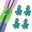 5pcs Zipper Pull Slider Alloy Zips Puller Replacement Bag Clothing Repair DIY Carousel 9