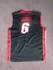 Miami Heat Basketball Singlet – Number 6 James, Black, Red, Yellow, White Carousel 3