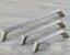 Modern Aluminum Kitchen Cabinet Cupboard Handle Silver Carousel 2
