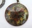 VINTAGE 1960-70'S ENAMEL ON COPPER PENDANT AND CHAIN Carousel 1