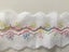 White cotton broderie anglaise trim with variegated edge Carousel 3