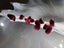 Vintage Large Opalescent Art Glass Bowl with Applied Red Glass Detail Carousel 7