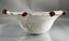 Vintage Art Glass Bowl with Applied Red Glass Accents Carousel 4