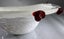 Vintage Art Glass Bowl with Applied Red Glass Accents Carousel 3
