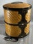 Beautifully Woven Mid-Century Lacquered Nesting Rattan Basket Set Carousel 6