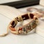 Brown Leather Bracelet Wristband Bangle Men's Women's Bohemian Jewelry Gift Carousel 3