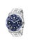 Invicta 38084 Quartz with 48mm Blue Dial & S/S Bracelet 200m Carousel 1