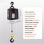 2-in-1 Portable Electric Hoist Power Winch 500 kg Wireless Remote Control Carousel 7
