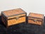 Pair of Intricately Carved Oriental Camphor Wood Miniature Chests Carousel 2