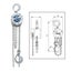 ITM Chain Block, Aluminium 360 Degree, 500kg, 3M Lift Carousel 1