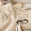 Large Soft Microsherpa Bed Blanket Throw Rug 200x230cm Cream Carousel 6