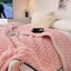 Large Soft Microsherpa Bed Blanket Throw Rug 200x230cm Pink Carousel 1