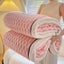 Large Soft Microsherpa Bed Blanket Throw Rug 200x230cm Pink Carousel 6