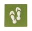 Felt Coasters Green - Set of 6 Jandals Carousel 1
