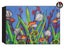 Jo May Rectangle 10 x 14 cm Black Art Block - Fantails Carousel 1